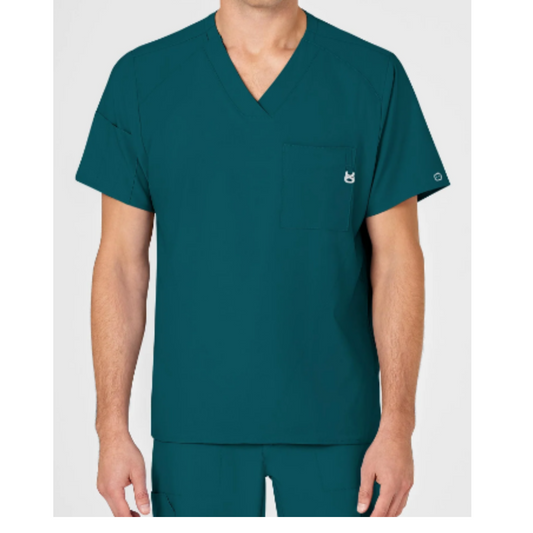 Wink Scrubs - Men's Short Sleeve VNeck Top