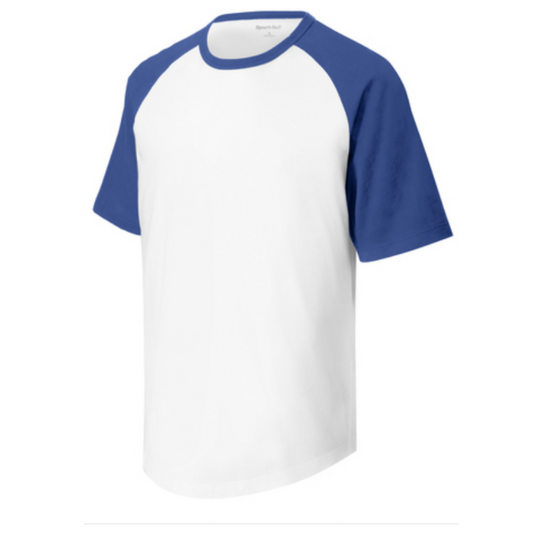 Sport-Tek® Youth Short Sleeve Colorblock Raglan Jersey
