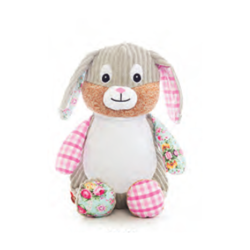 Pink Bunny Patchwork Cubbie