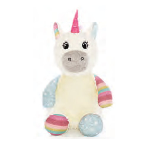 Rainbow Frost Unicorn Cubbie
