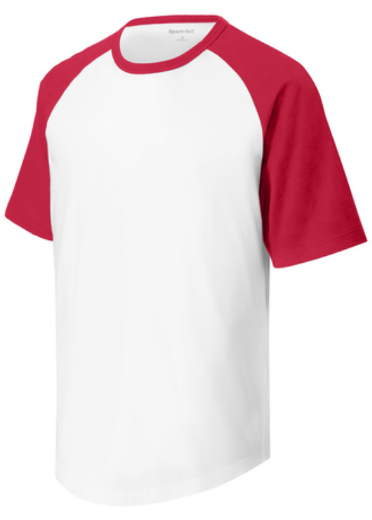 Sport-Tek® Youth Short Sleeve Colorblock Raglan Jersey